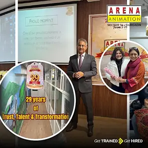 Arena Animation Gurgaon Sector 29 Completes 29 Years of Creative Learning