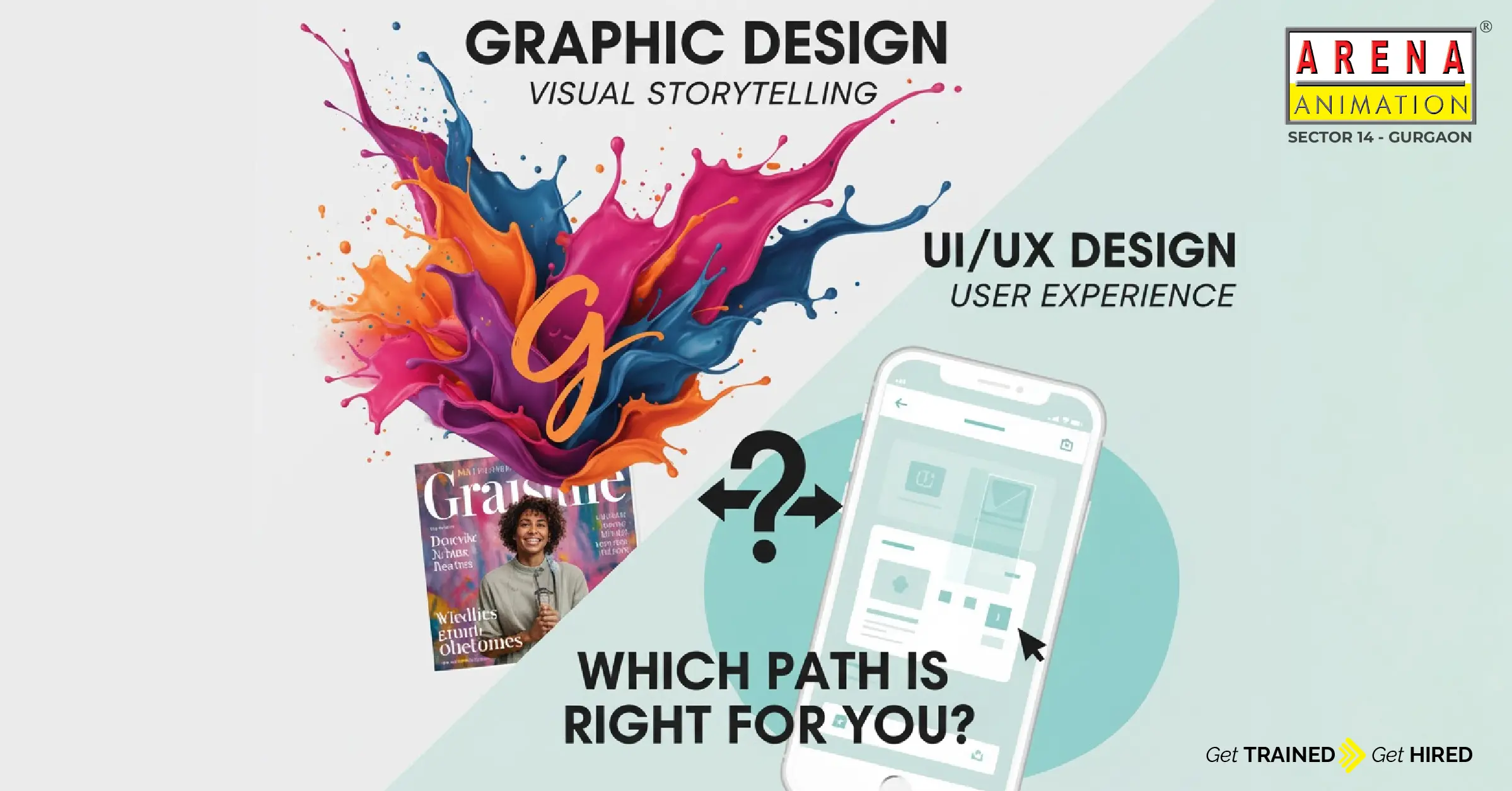 Graphic Design vs UI/UX – Which Course Should You Pick?